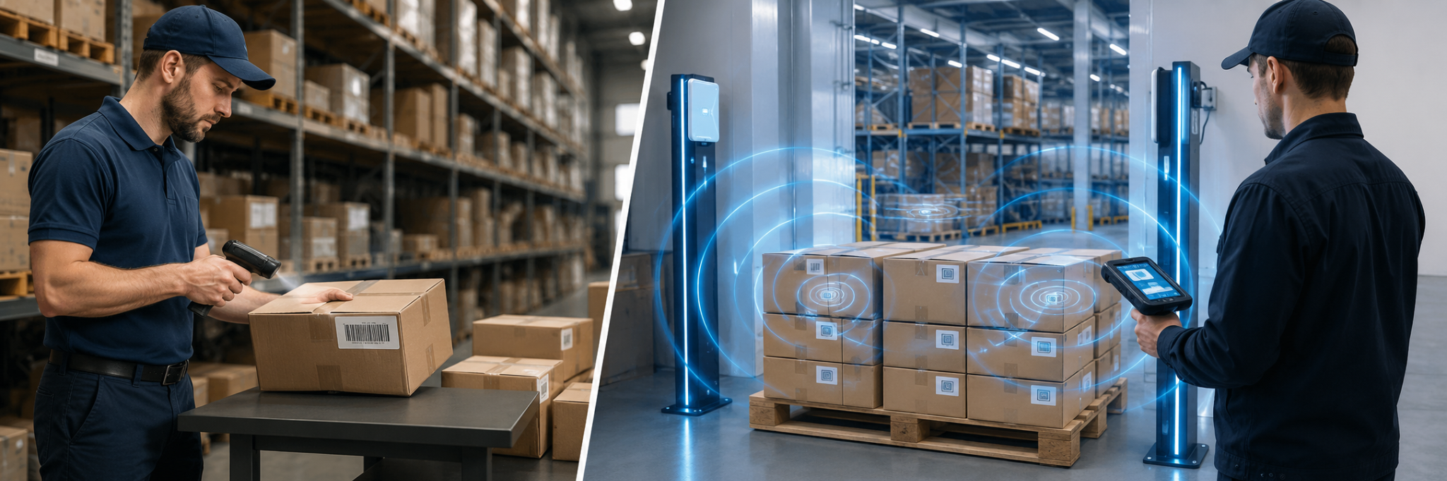 Comparativa entre código de barras y RFID para inventario y logística — LCSA RFID Ecuador