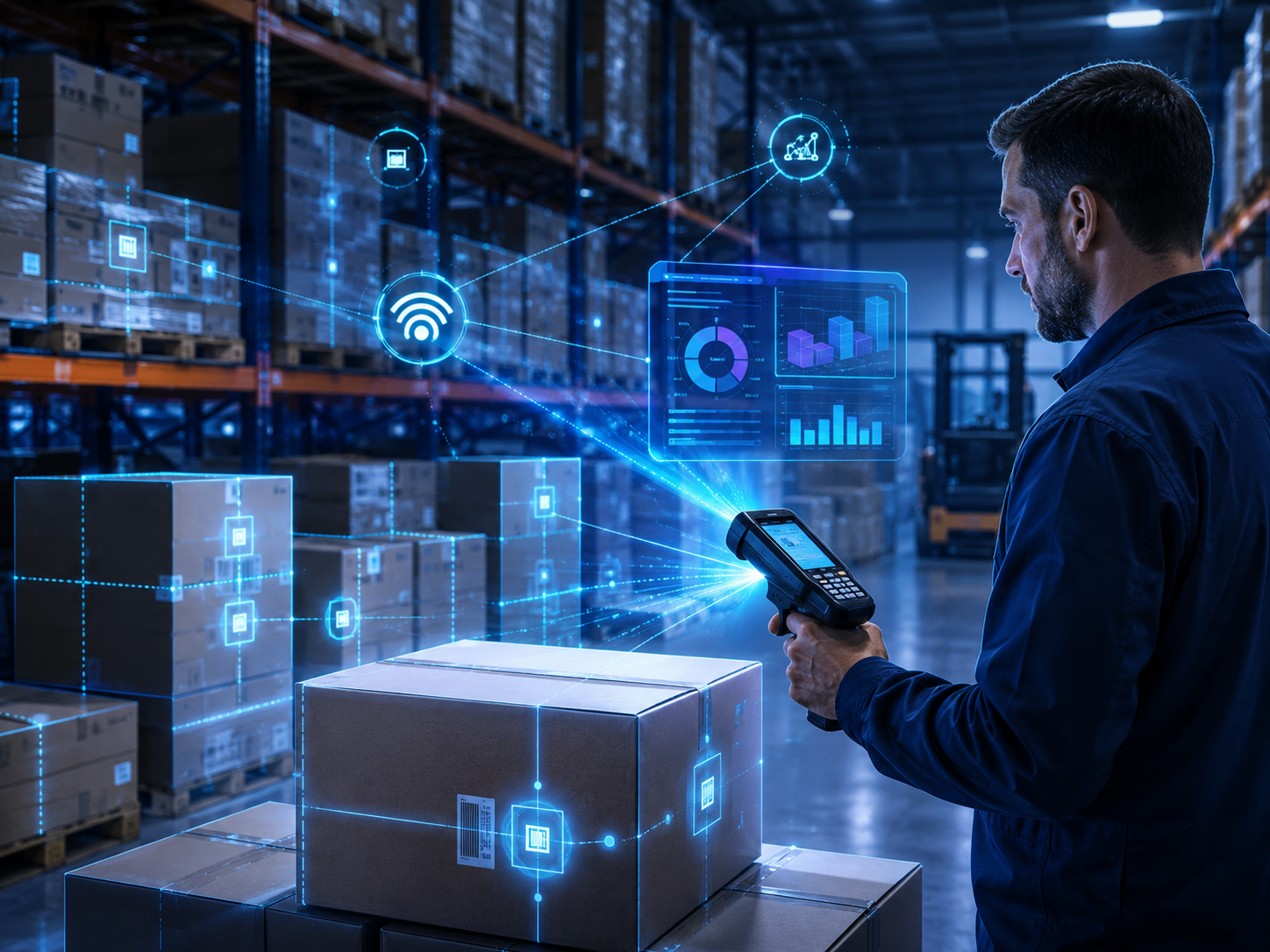 Tecnología RFID industrial integrada con hardware software conectividad y dashboards en tiempo real — LCSA RFID Ecuador